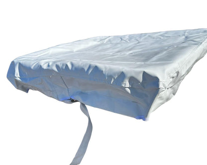 Forester Bucket Cover [29" x 28"] - White, Fits Single Buckets, Water Proof, Tightens with One Pull, Heavy Duty Ratchet, High Quality Construction