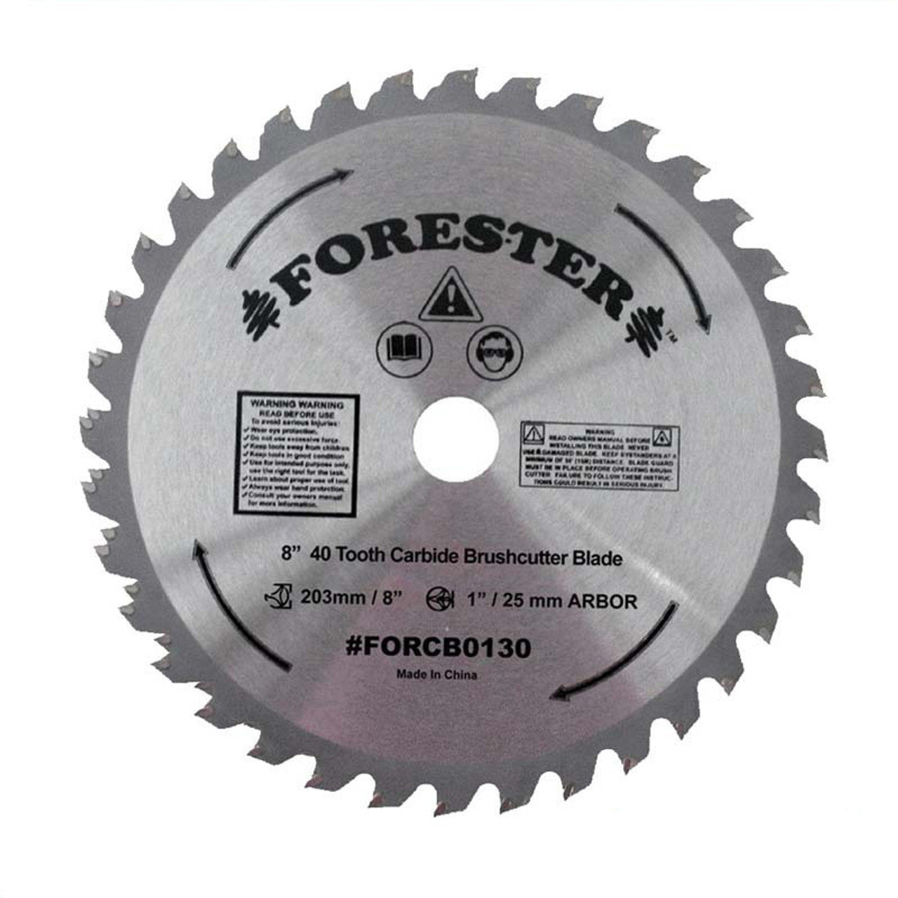 Forester Carbide Tip Brush Cutter Blade